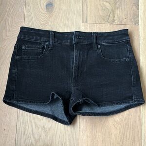 American Eagle Outfitters Black Jean Shorts Classic Style